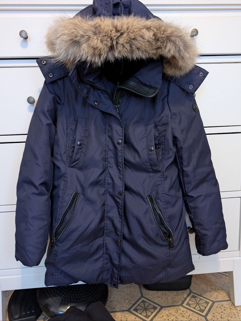 Andrew Marc Real Down And Fur Jacket
